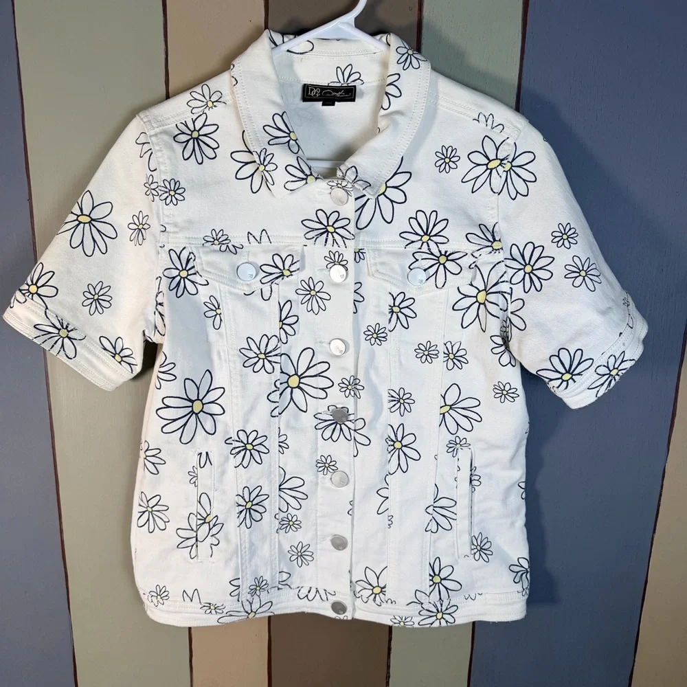 Daisy Denim Jacket-Size:Small - Picture 4 of 8